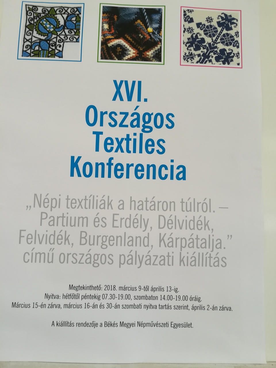 Szent-Györgyis lányok a XVI. Országos Textiles Konferencián