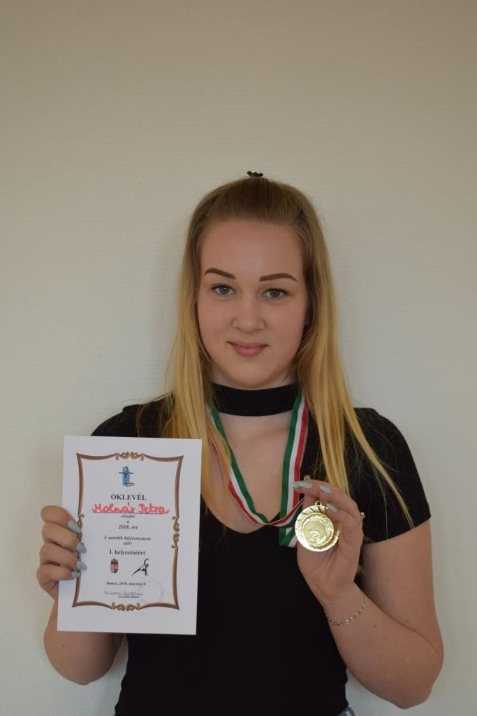 Aerobik versenyen győzött a Széchenyi tanulója
