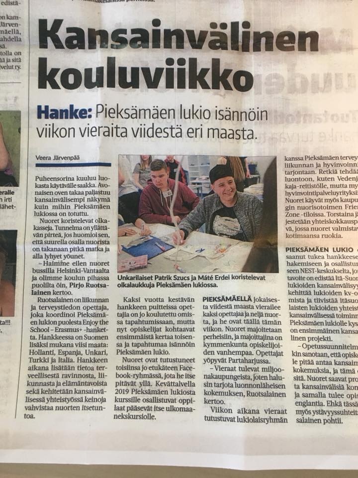 Keris tanulók Finnországban